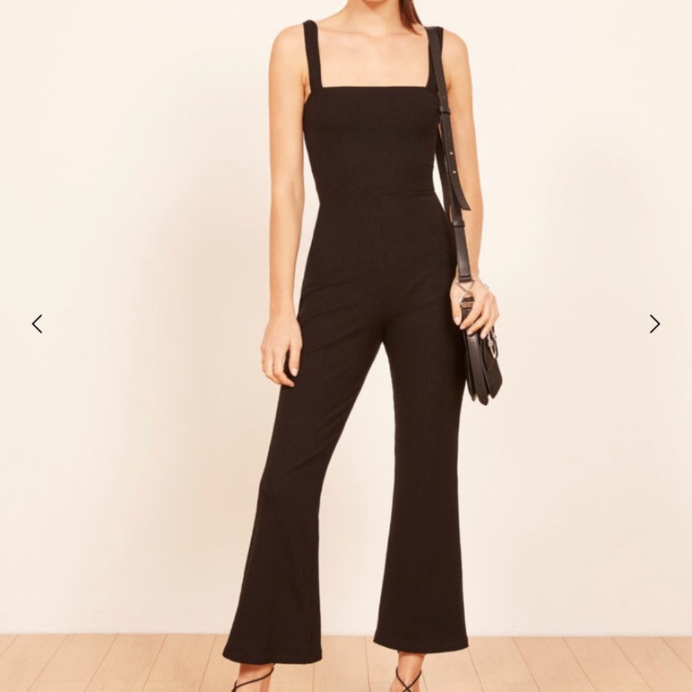 Essie Jumpsuit, XS - Reformation - Black